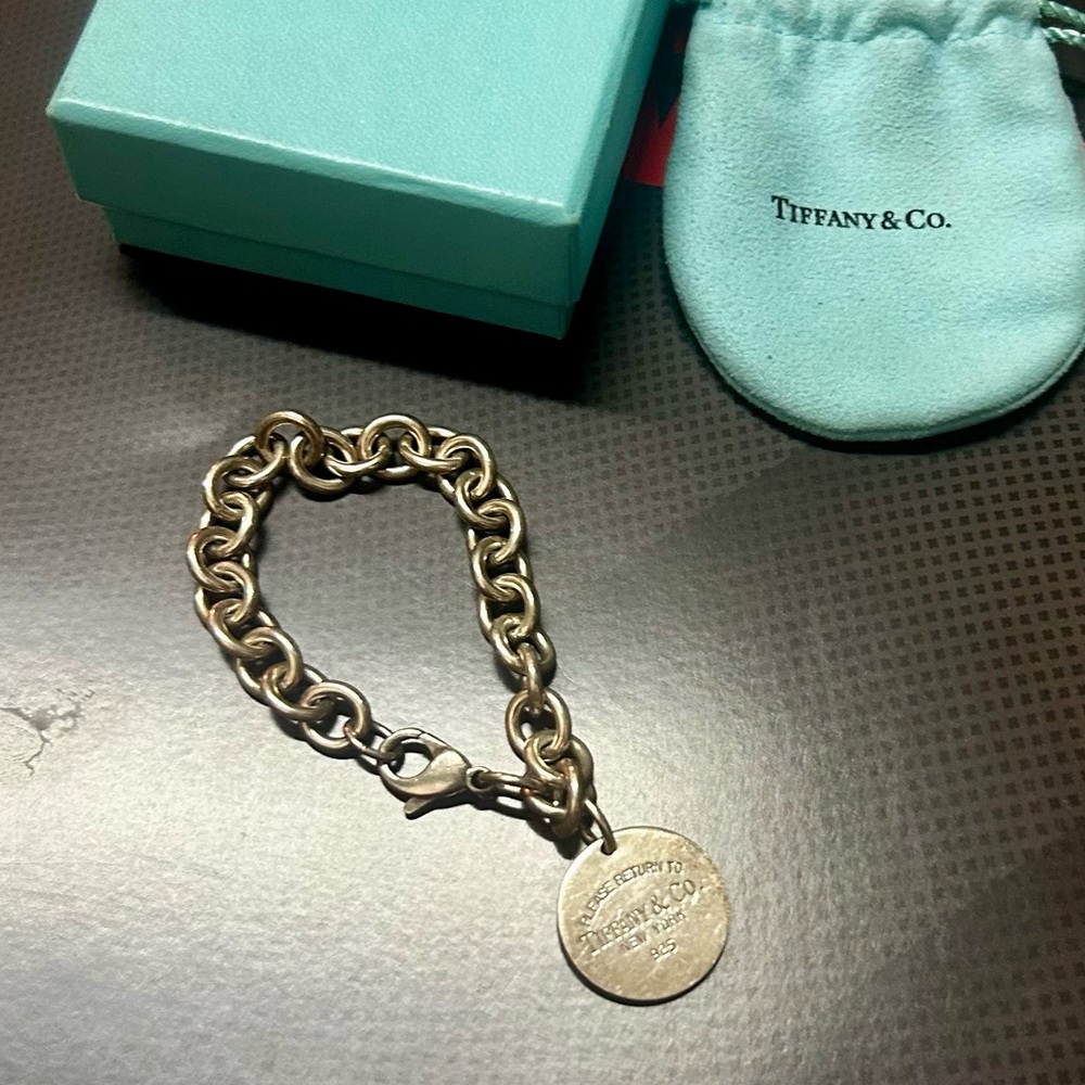 Tiffany&CO please return charm bracelet/silver…Vintage